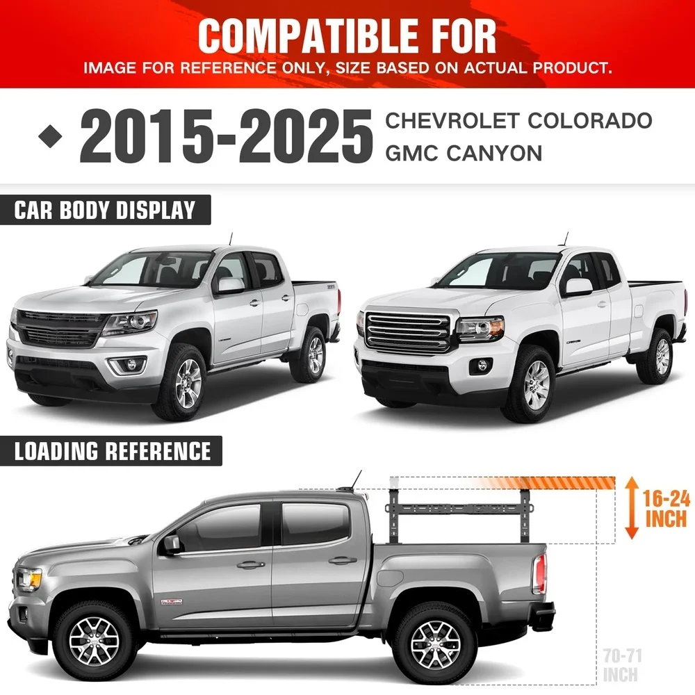 for Colorado & Canyon Overland 16 24.8