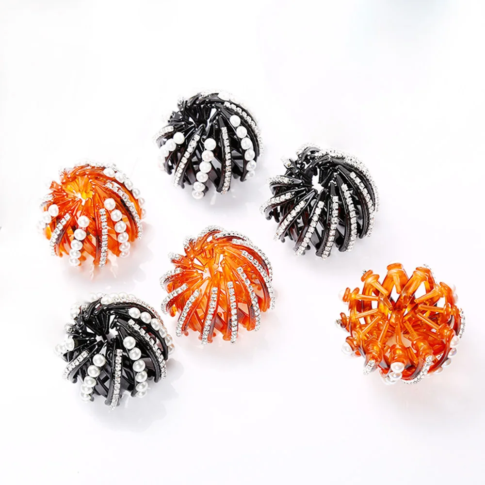 Korean Style Hair Claw Clips Horsetail Buckle Hair Clips for Women Bird Nest Expanding Hair Accessories Matte Hairpins Bun Korea