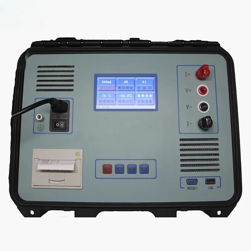 Single Phase Transformer DC Winding Resistance Tester with 1-Year Warranty