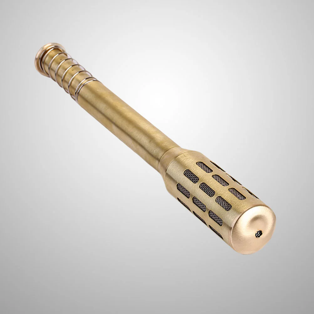 Brass Moxa Roller Stick Moxibustion Massage Burner Improve Blood Circulation (Gold) Moxa Stick