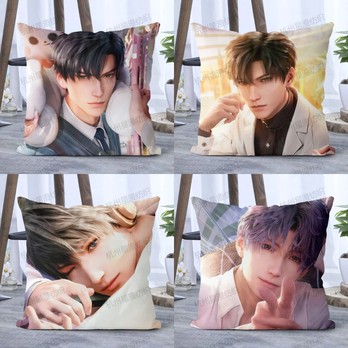 2024 Chinese Game Love And Deepspace Rafayel Zayne Danny Cushion Cover Pillow Cases Cusion