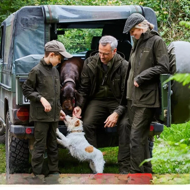 

Nordic Profional Hunting Waterproof Breathable Spring Autumn Men's Hunting Jaet Full Glue Sed Hooded Polyester Fiber