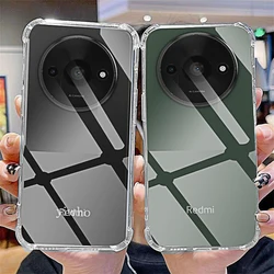 On Redmi A3 Clear Soft Phone Case for Xiaomi Redmi A3 Thin Back Cover Transparent Protective for Redmi A3 A 3 6.71