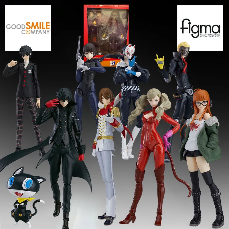 

GSC Genuine FIGMA Anime Figure JOKER Crow Takamaki Ann Action Figure Toys for Boys Kids Gift Collectible Model Ornaments