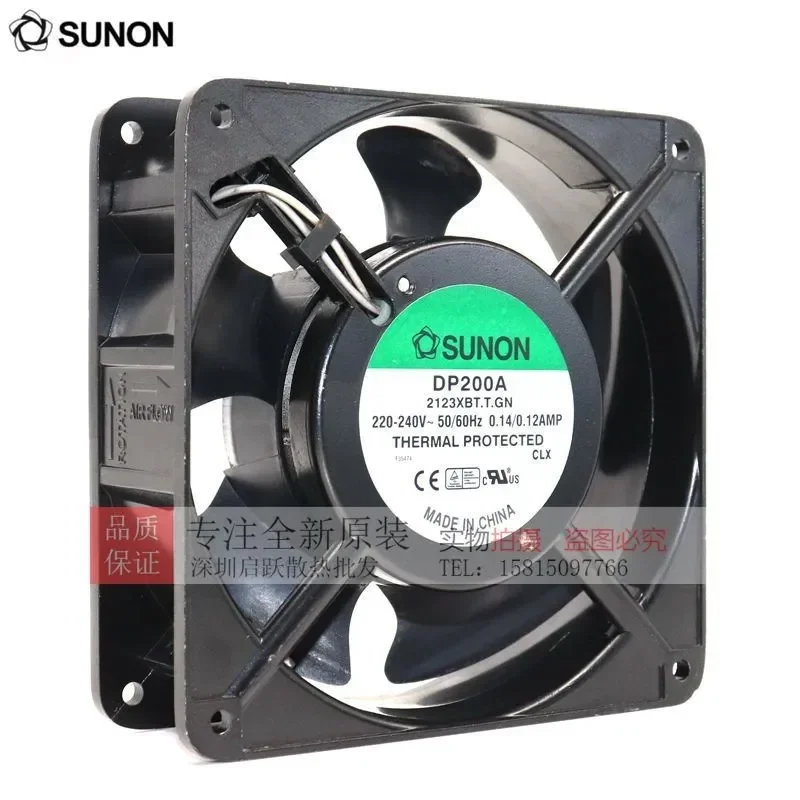 LY for DP200A 201A 203A 2123XBL HBL XSL HSL T.GN SUNON 12CM 220V AC Axial Fan
