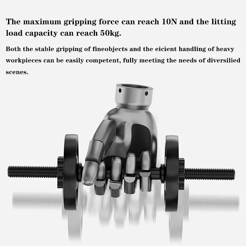 Dexterous Robotic Hand Five-Finger Anthropomorphic Manipulator Max Grip Force 10N Python ROS Dual API CAN FD Support