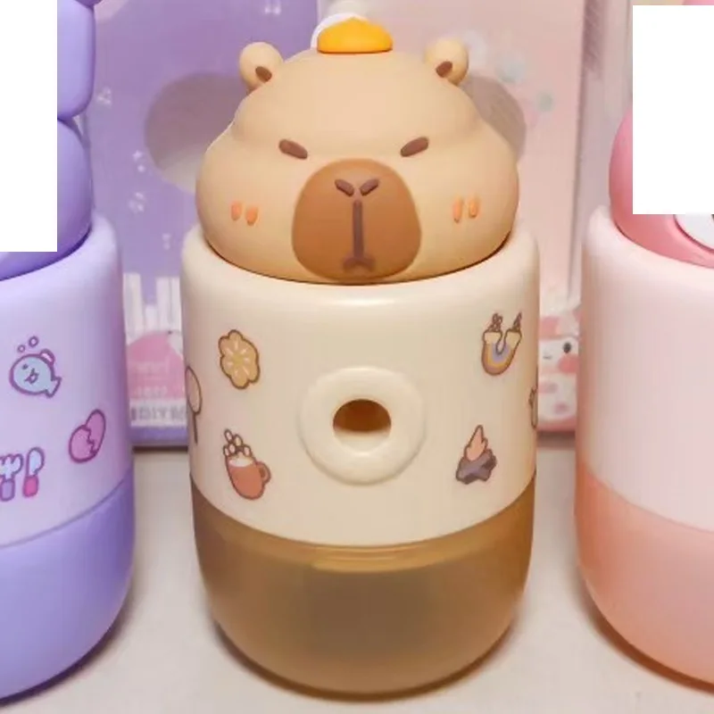 Cute 3D Capybara Cartoon Mechanical Sharpener For Pencil School Office Supplies Creative Stationery Back To School birthday gift