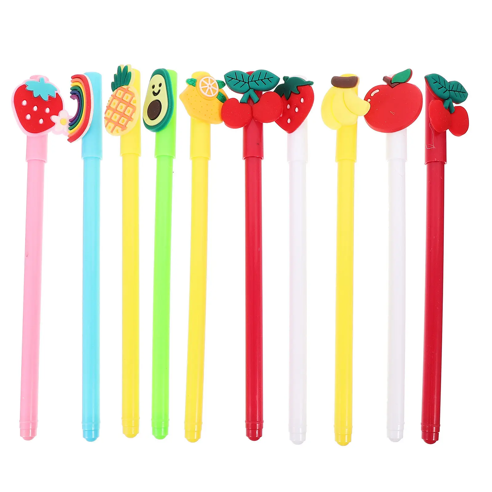 

20Pcs Adorable Gel Ink Pens Smooth Writing Cartoon Pens for Students Office Homework School Stationery Signature Pen