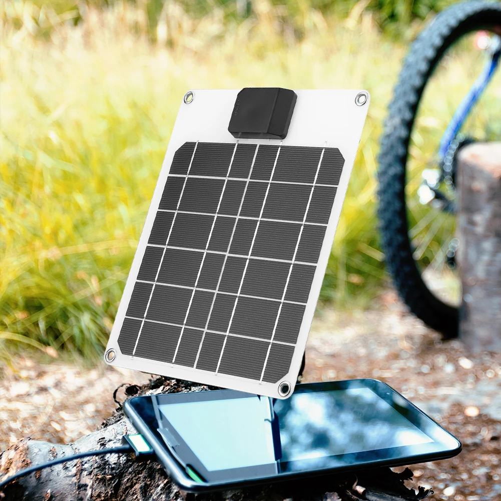 20W/25W Solar Panel 5V Solar Plate USB Fast Charging Panel Kit Waterproof Outdoor Hiking Travel Phone Charger Emergency Charging