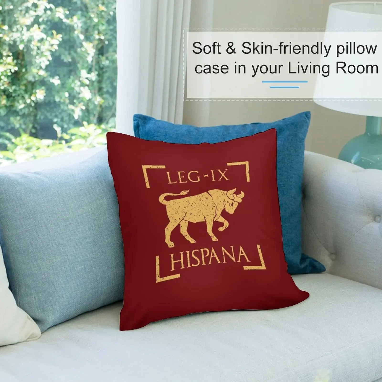 Legio IX Hispana Taurus Emblem Roman Legion Throw Pillow Luxury Pillow Case Throw Pillow Covers Anime