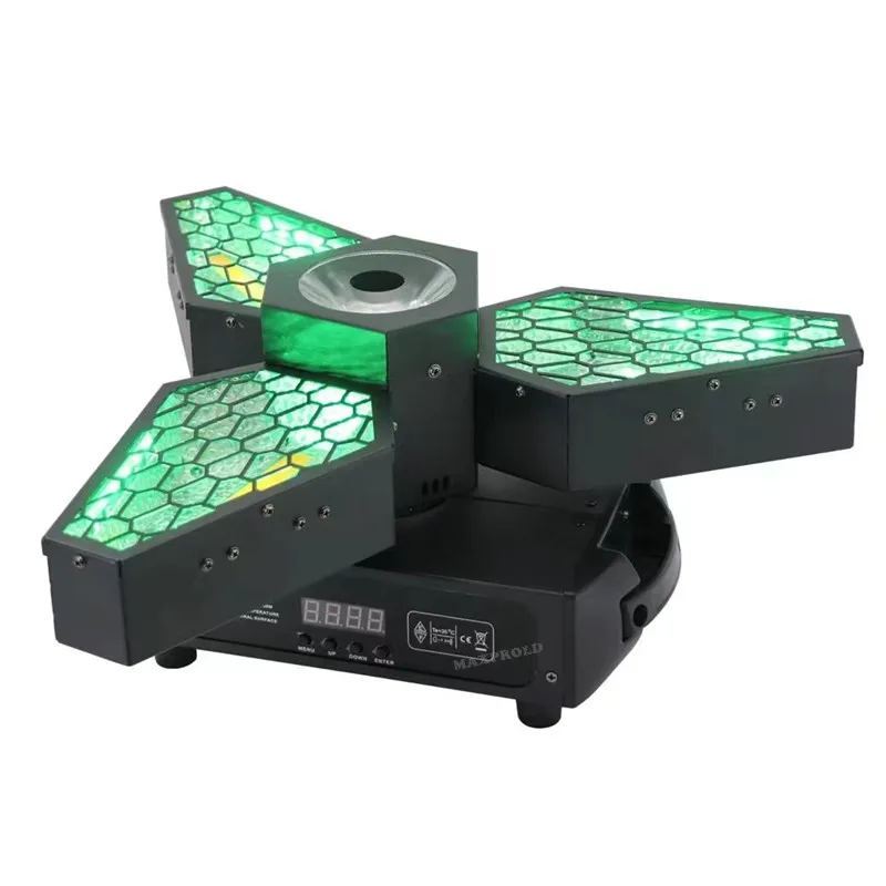 Lampe rétro DJ en cuir chevelu d'érable à LED, 280W, COB, tête mobile lavage, club, bar, effet de scène