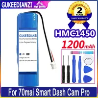 GUKEEDIANZI Replacement Battery HMC1450 HMC 1450 1200mAh For 70mai 70 mai Smart Dash Cam Pro Batteries