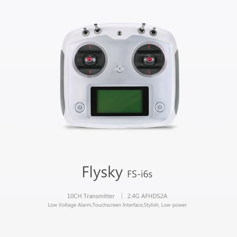 Flysky FS-i6s 2.4G 10CH po nadajniku z ekranem dotykowym 2A z FS-iA6B odbiornik do zdalnie sterowanej helikopterem 6CH