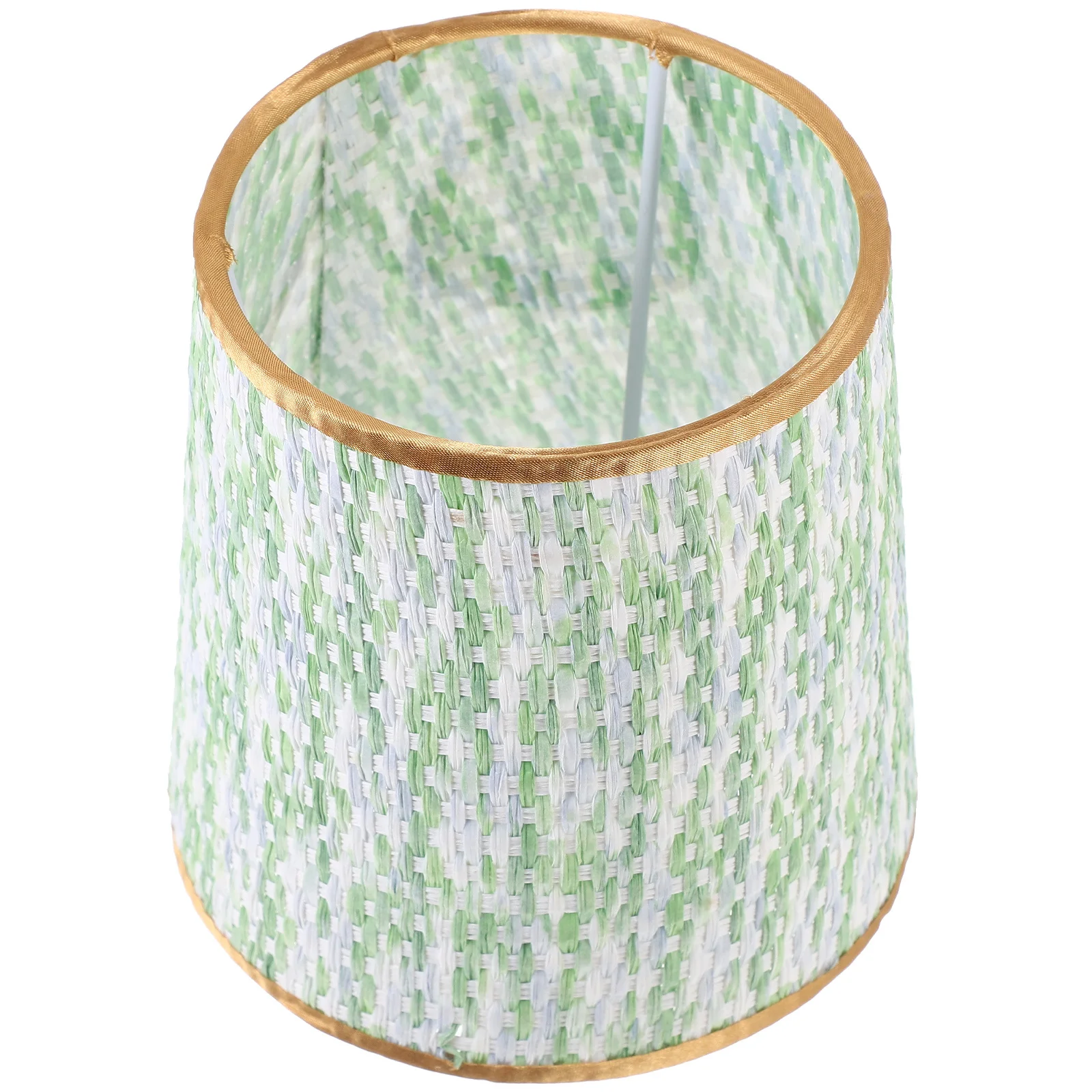 

Colored Woven Lamp Shade Cloth Iron Table Lamp Shade Replacement Home Decorative Light Cover Table Lampshade