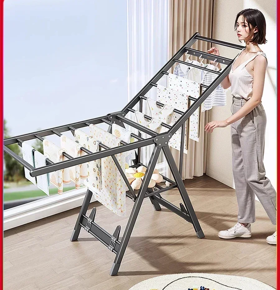 The product can be customized. Folding drying rack drying quilt artifact