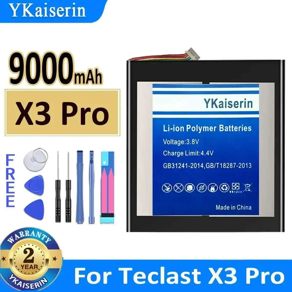 

Аккумулятор для планшета Teclast X3 Pro X3Pro, прочный, долговечный, 9000 мАч