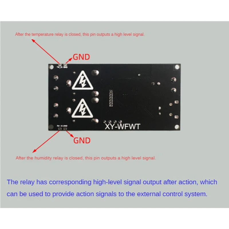 Temperatur Luft feuchtigkeit Fernbedienung modul Doppel ausgang automatische Konstant temperatur Feuchtigkeit regel karte zuverlässiges Signal