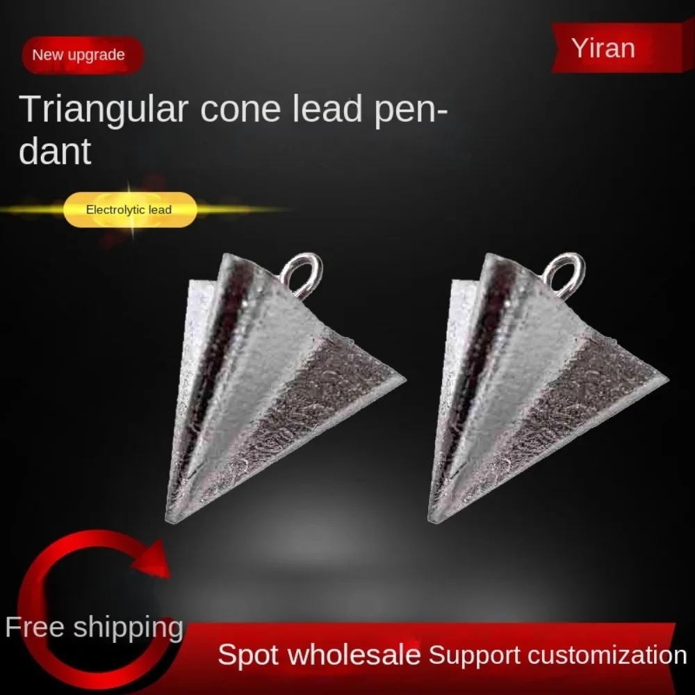 1pcs 20-170g Fishing Lead Sinkers Carp Fishing Taper Lead Weights Lead tapering style fishing Slip Shot Sinkers Carp Fishing