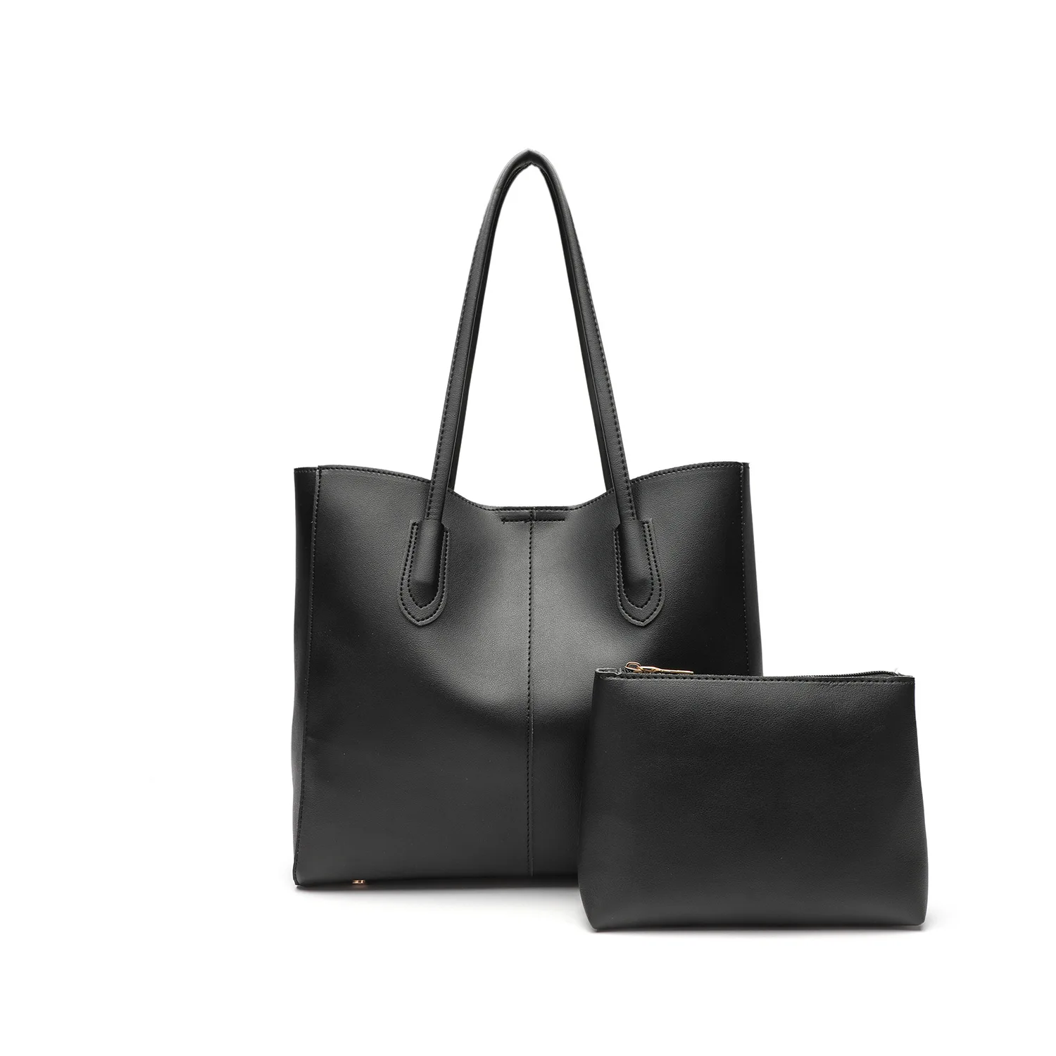 

Винтажная дизайнерская подушка из искусственной кожи, сумка Boston для женщин, повседневная сумка на плечо большой вместимости, две сумки, модные сумки-шопперы