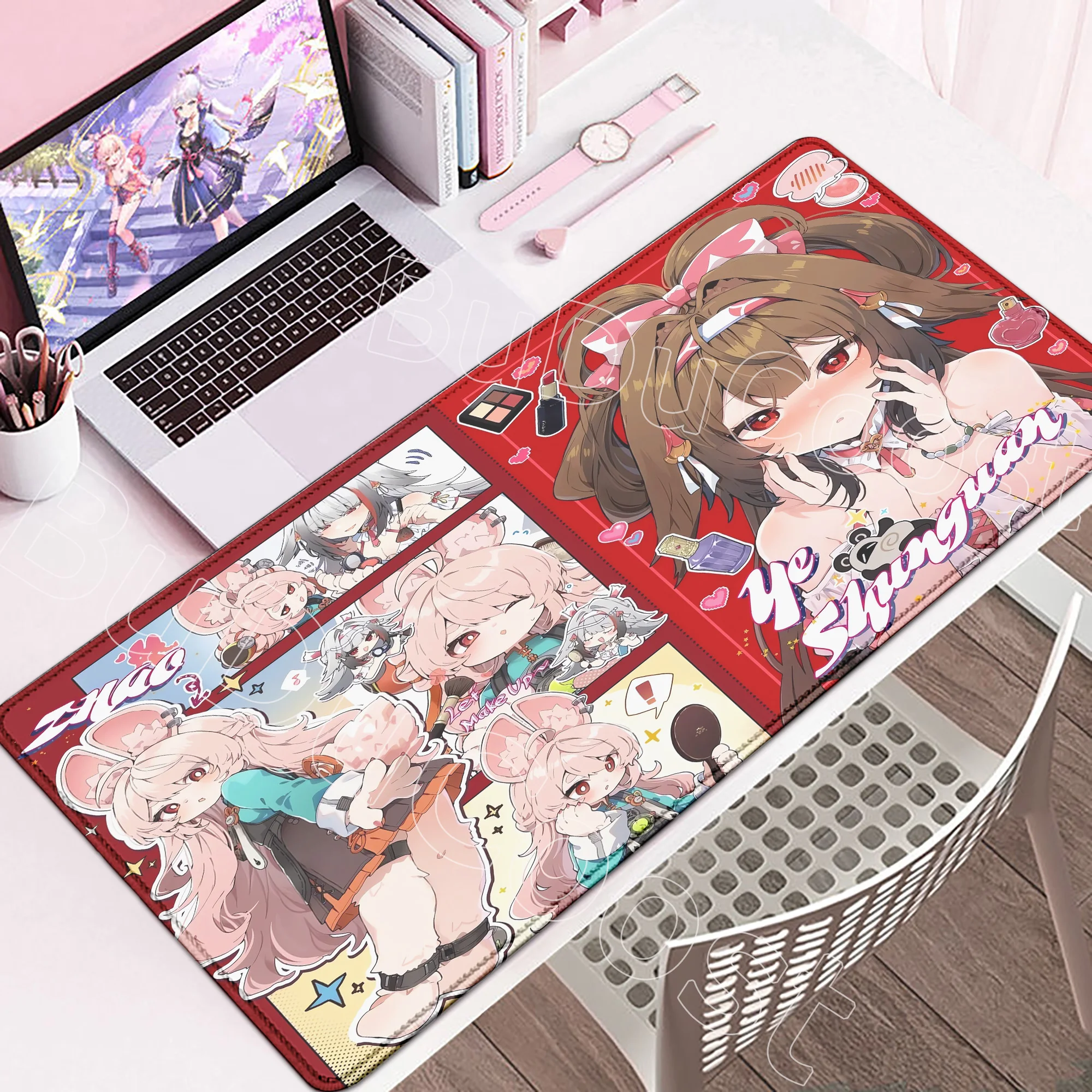 

New Role Zhao and Ye Shunguang Zenless Zone Zero Mouse Pad ZZZ Gaming Mousepad Large XXL 900x400mm Mouse Mat Anime Big Desk Mats