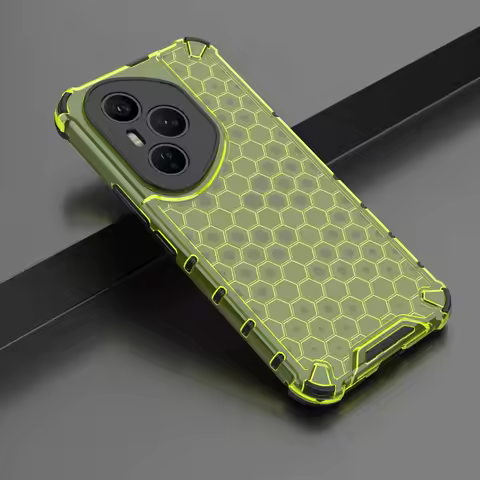 Luxury Honeycomb Grid Mesh Cooling Phone Case for Huawei Honor 400 PRO Shockproof Back Cover Funda Capa