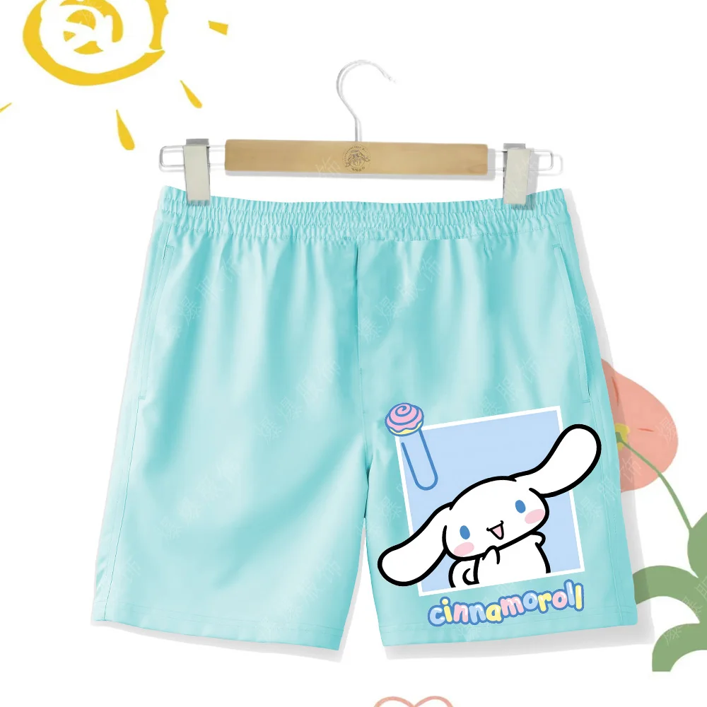 Shorts Summer Girl Laurel Dog cute cartoon beach shorts Seaside swim shorts Quick drying Sanrio casual pants