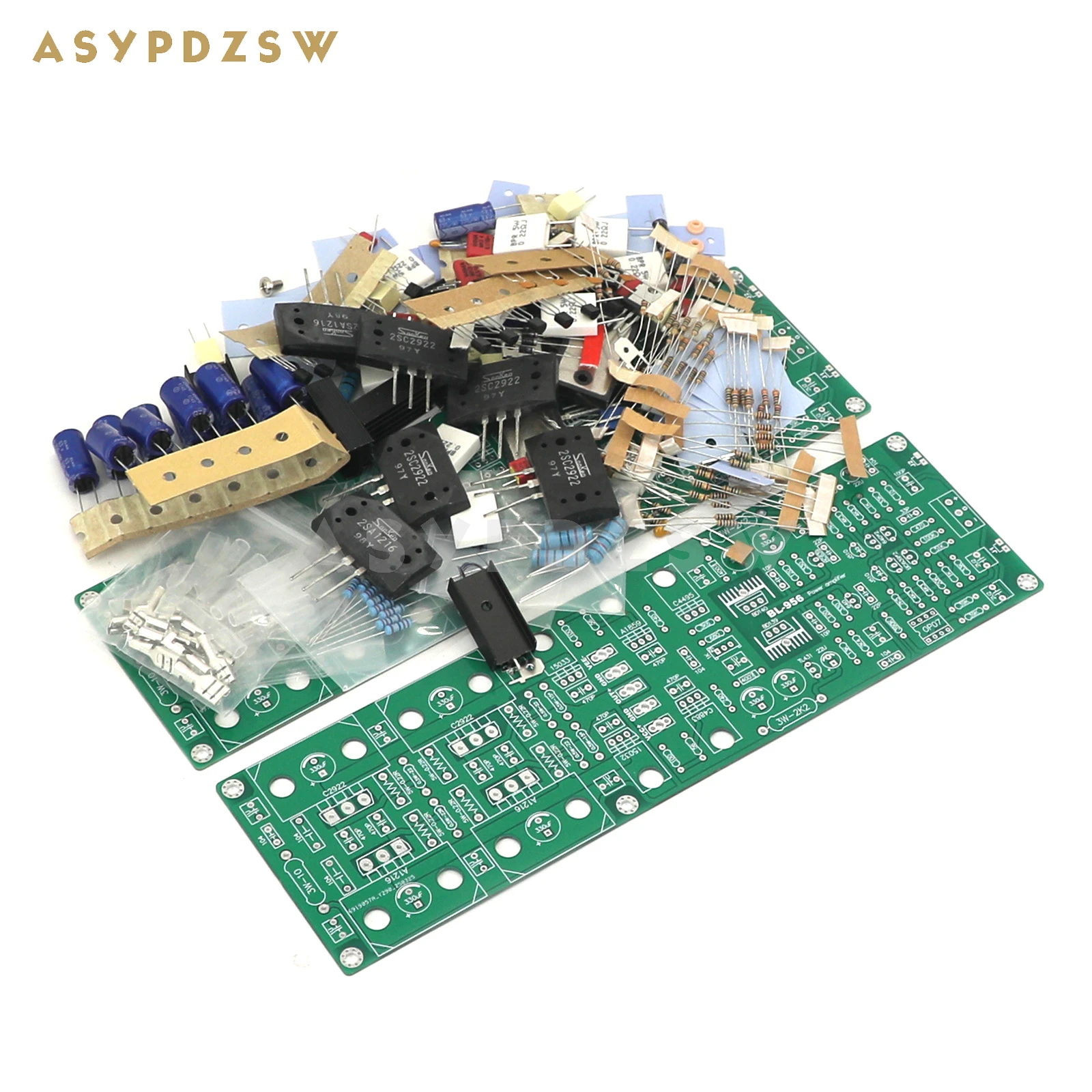 2 個 BL-956 ステレオ完全対称 X アンプパワーアンプ DIY キット/完成ボードベース DE 956 回路 XLR 入力付き