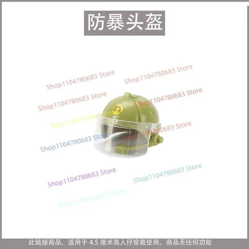 Moc acessórios militares casco de motim bloco de construção montagem modelo brinquedo anime presente dos desenhos animados decoração colecionável