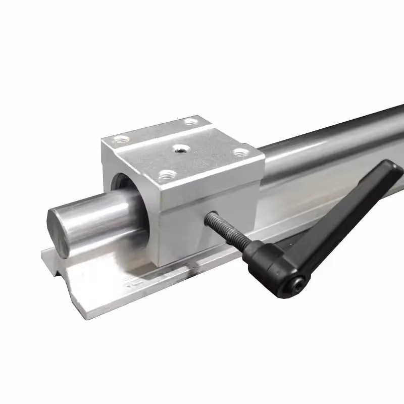 LIJUN 2 قطعة SBR10 SBR12 SBR16 SBR20 SBR25 دليل خطي السكك الحديدية + 4 قطعة SBR-UU كتل المنزلق النقل لجزء CNC XYZ محور ثلاثية الأبعاد راوتر