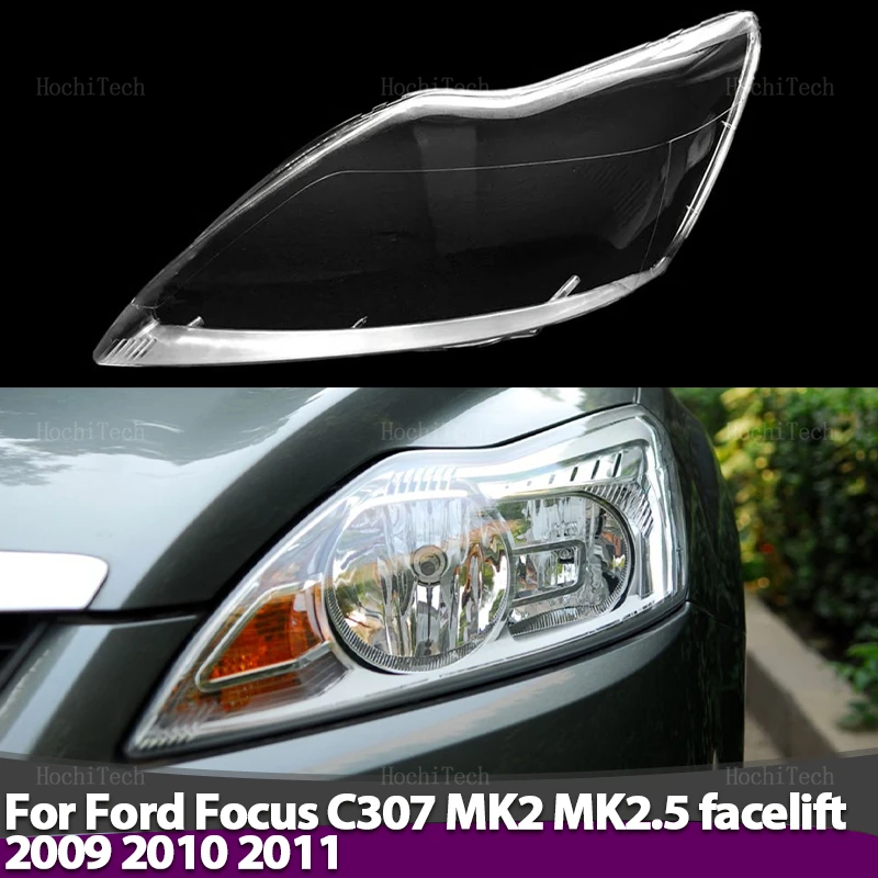 Przezroczysta obudowa przednich reflektorów Osłona obiektywu Szklana osłona klosza do Ford Focus C307 MK2 MK2.5 Facelift 2009-2011