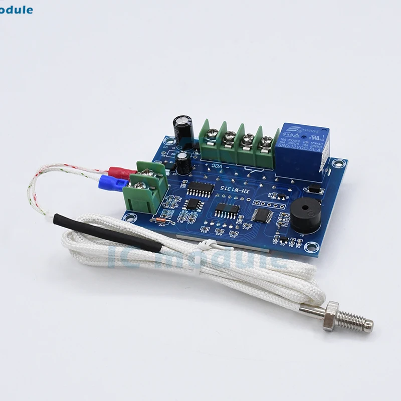 XH-W1315 220V high temperature digital thermostat K-type thermocouple temperature control board -30~999 degrees relay output