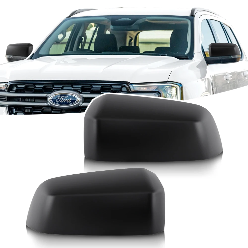 

Side Rearview Mirror Cover Cap Trim for Ford Ranger Next Gen 2022 2023 2024 Wildtrak Sport XLT XLS XL for Ford Everest 2023+