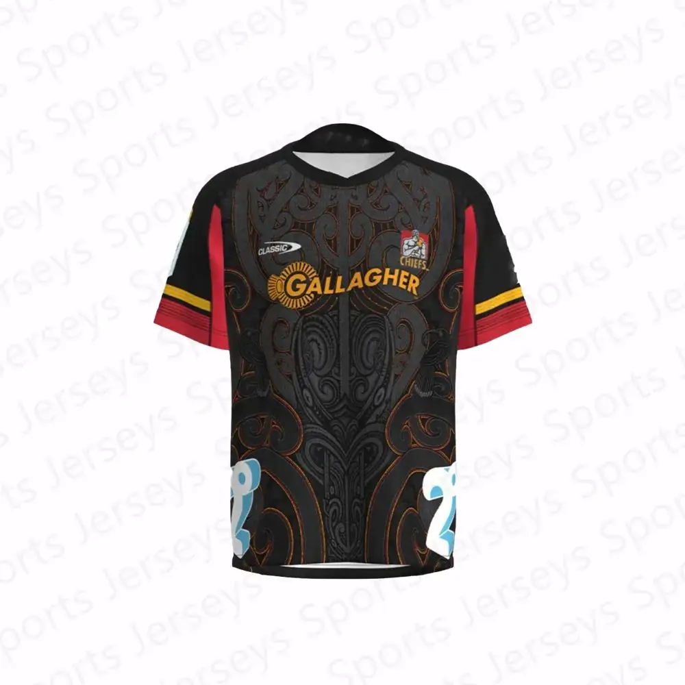 2025 الصيف نيوزيلندا الرجبي، غالاغر تشيفز الرجبي جيرسي، الصيف الرجال الرجبي التدريب تي شيرت، مروحة خاصة جيرسي