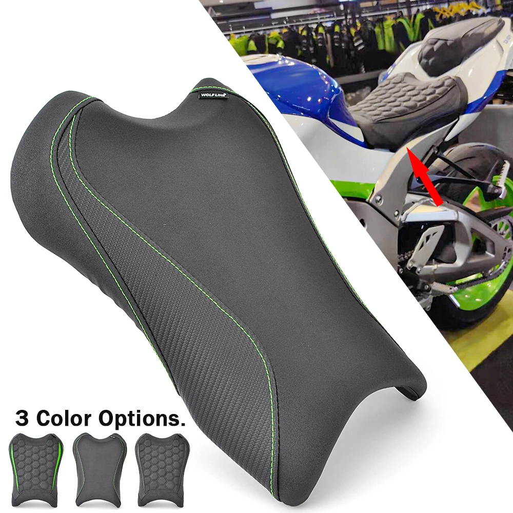 For Kawasaki Ninja ZX-10R ZX-10RR 2021-2025 Front Rider Solo Seat Cowl Cushion Pad Synthetic Leather Replace Part