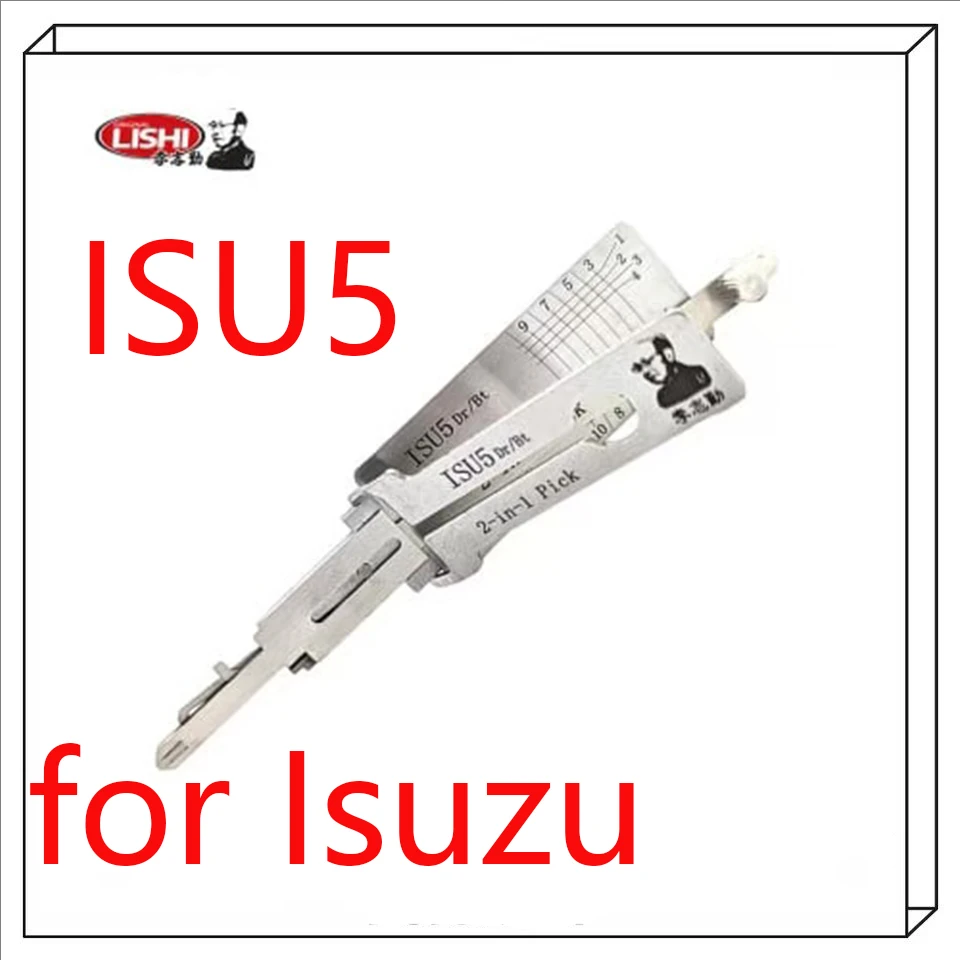 Herramienta de cerrajería 2 en 1 Lishi 2026 para camiones Isuzu NPR/Mitsubishi Fuso B113/X275/ISU5