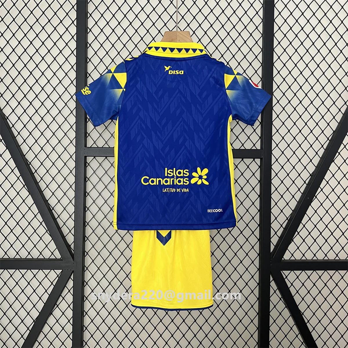 2024/25 Kids Las Palmas Away Blue Quick Drying Clothing Training UD Futbol Shirts