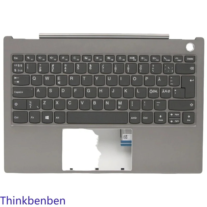 

NDC Nordic Mineral Gray Keyboard Upper Case Palmrest Shell Cover For Lenovo ThinkBook 13s IWL 5CB0U43260