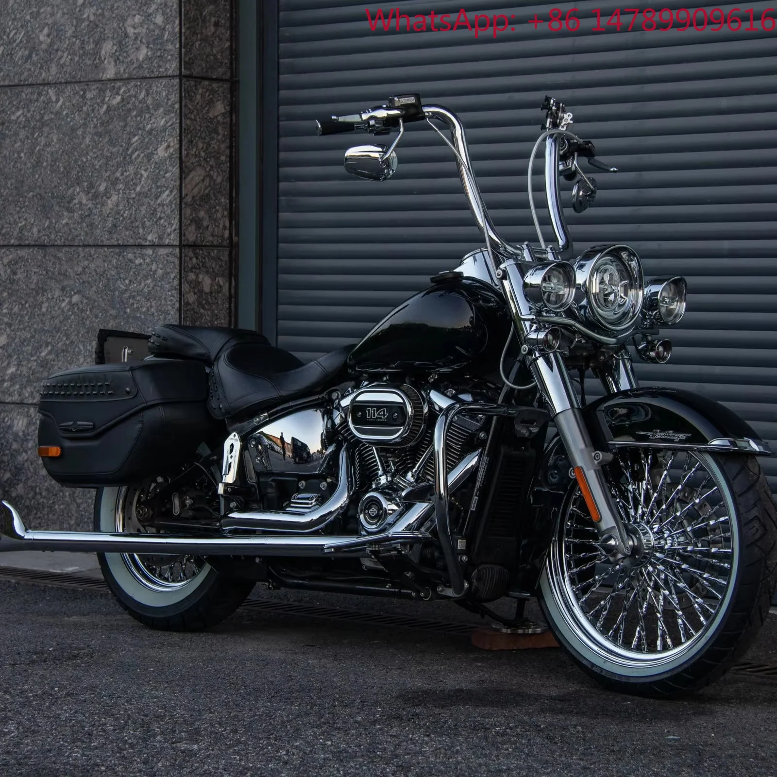 

Motorcycle PartsSexy Durable Wheel Rim Chrome Twisted Spoke Wheel Front 21*3.25'' /Rear 16*3.5''for Harley 2012-later Heritage S