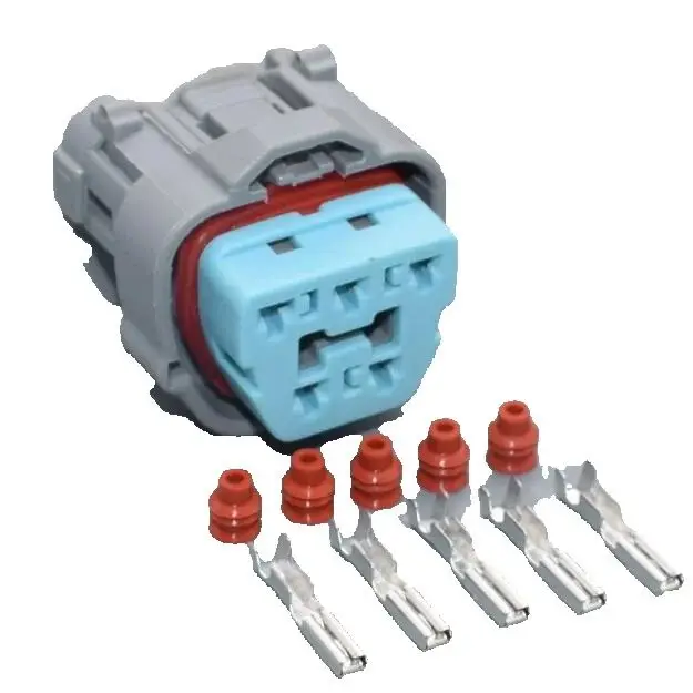 worldgolden 2/5/30/100sets 2.2mm 5pin for Accord Oil/Fuel pump automotive plug auto wiring harness connector 6189-0618