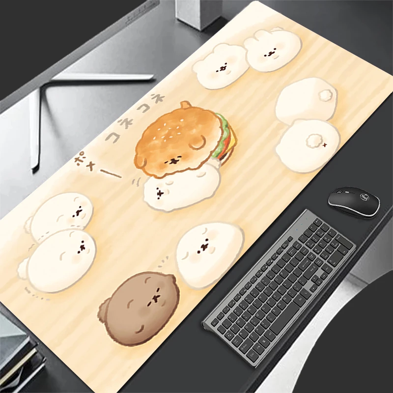 Mousepad Pattern Gaming Mats Rubber Cartoon Cute Bread Dog Mouse Pad PC Accessories Desk Mat HD Non Slip Table Mat Keyboard Pad