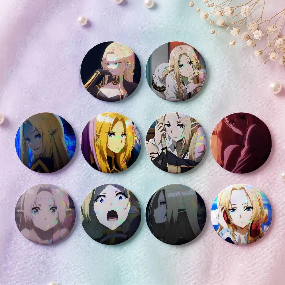 1pc Alpha Anime Characters Cartoon Style Badge Brooches On Backpack Decoration Round Enamel Pins For Accessorys