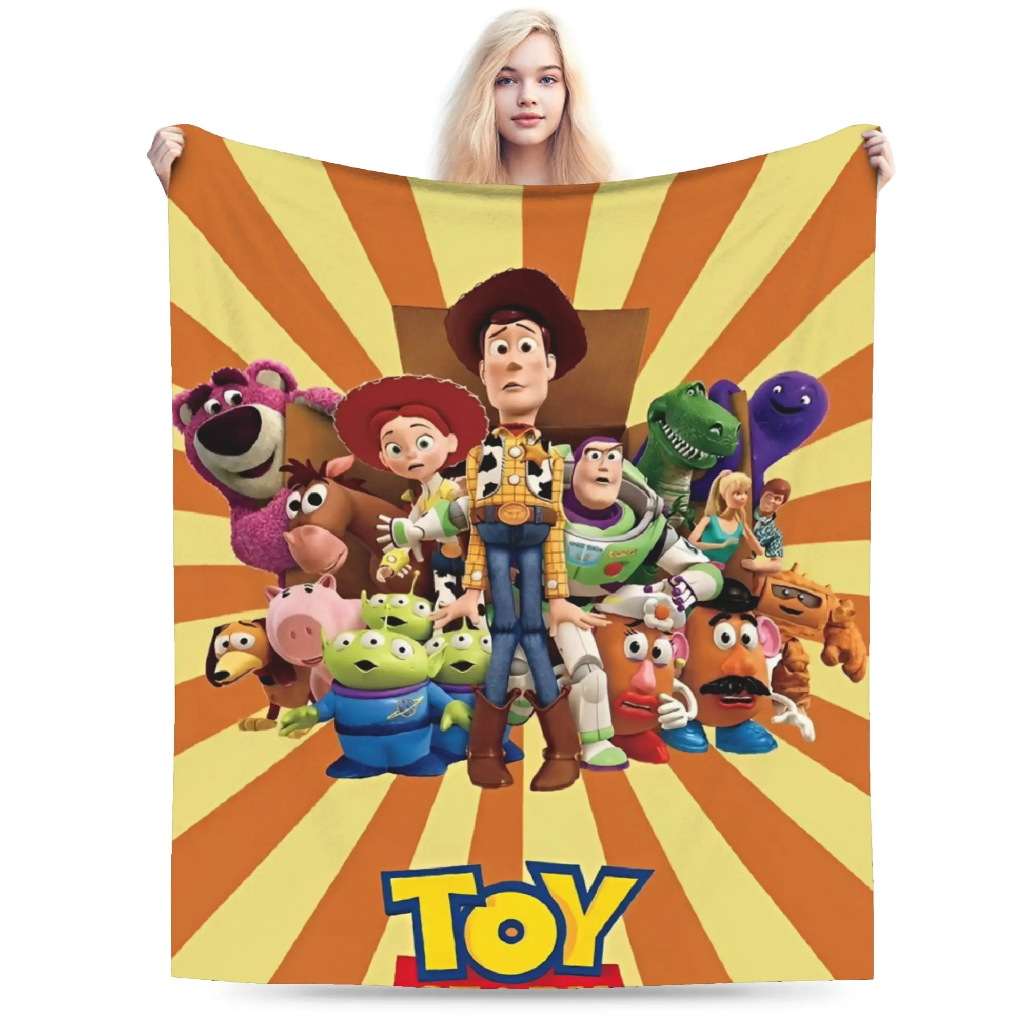 Toy Story Cartoon Merch Blanket Super Soft Warm  Throw Blankets for Couch 50x60 Inches Multiple Sizes Bedspread