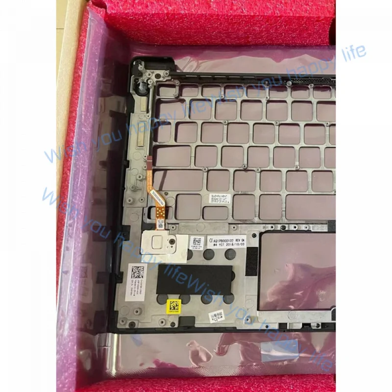 

L... 0KGX76 For Dell XPS 13 9350 9360 9365 Palmrest Case With Fingerprint Hole