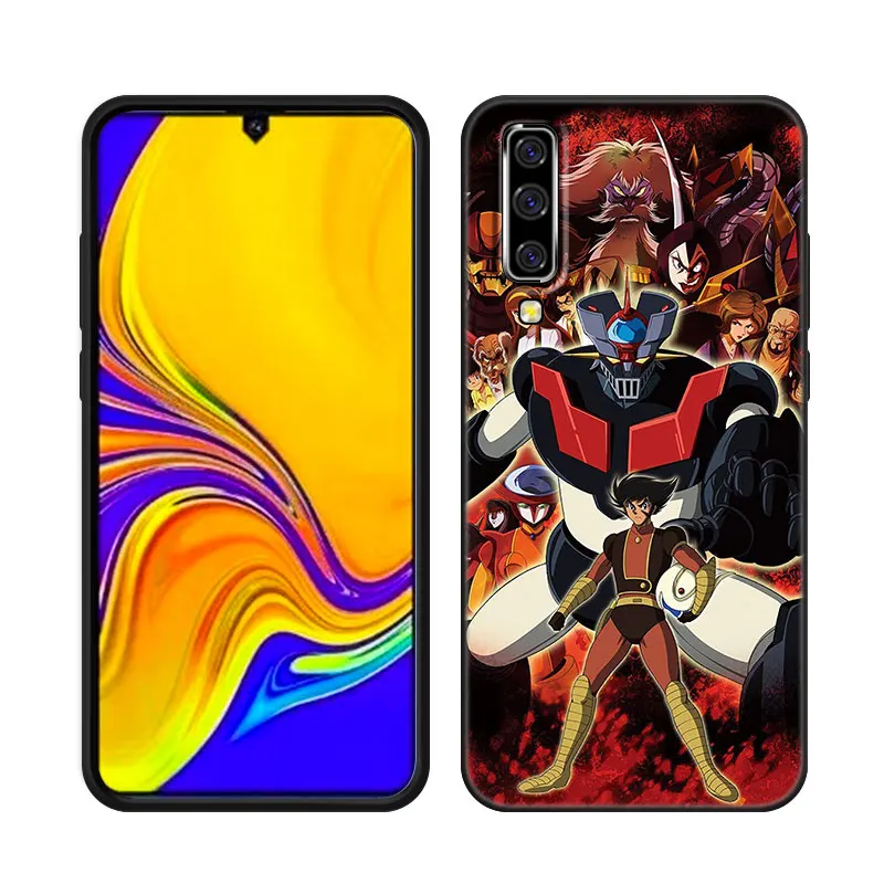 Anime Mazinger Z Black Case For Samsung A13 A22 A24 A32 A23 A25 A34 A35 A52S A53 A54 A55 A73 5G A12 A14 A15 A31 A33 A50 A51 A72