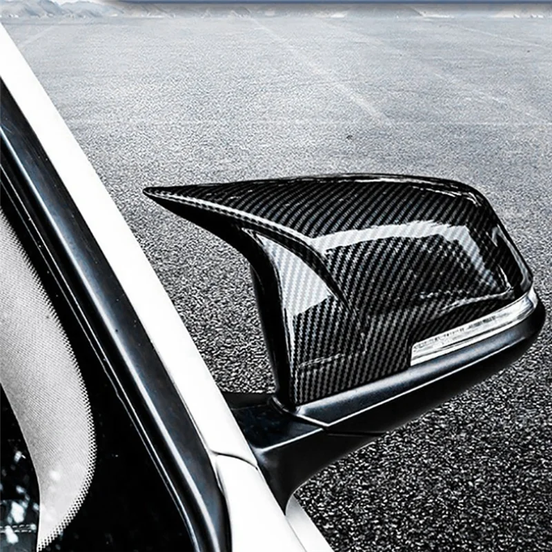 Cow Horn Mirror Shell Mirror Cover Reversing Mirror Shell Car Suitable for 3 Series 4 Series F30 F35