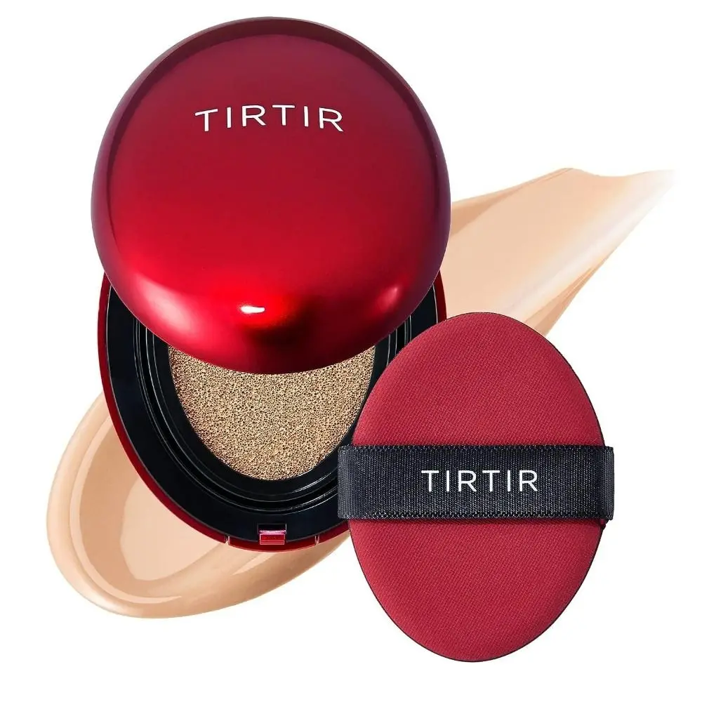 

Подушка с полным покрытием Skin Fit, полное покрытие, атласное светящееся основание, высокое покрытие, коррекция покраснений, корейская подушка