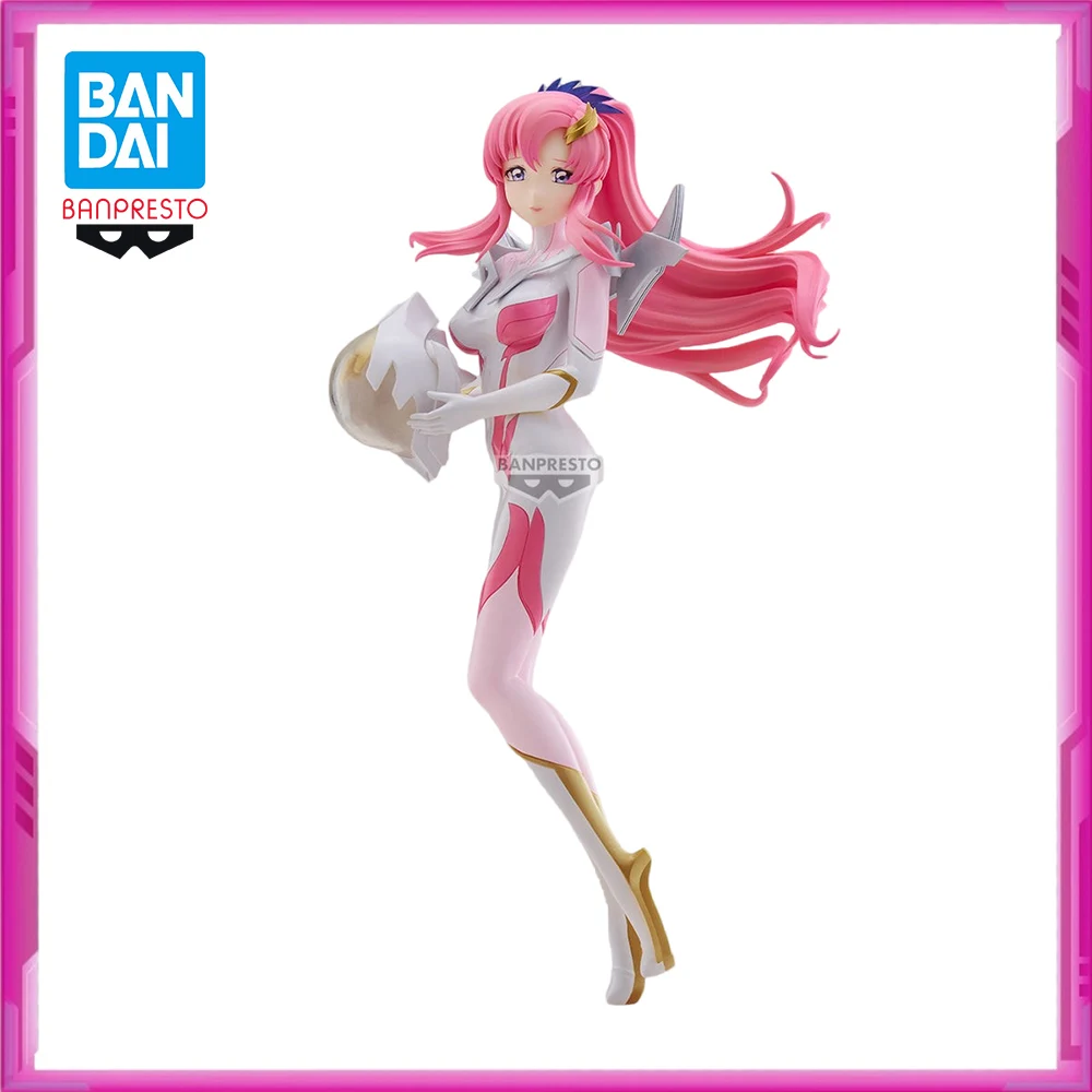 

In Stock Original BANDAI BANPRESTO Mobile Suit Gundam Seed Lacus Clyne PVC Anime Figures Action Figure Model Toys