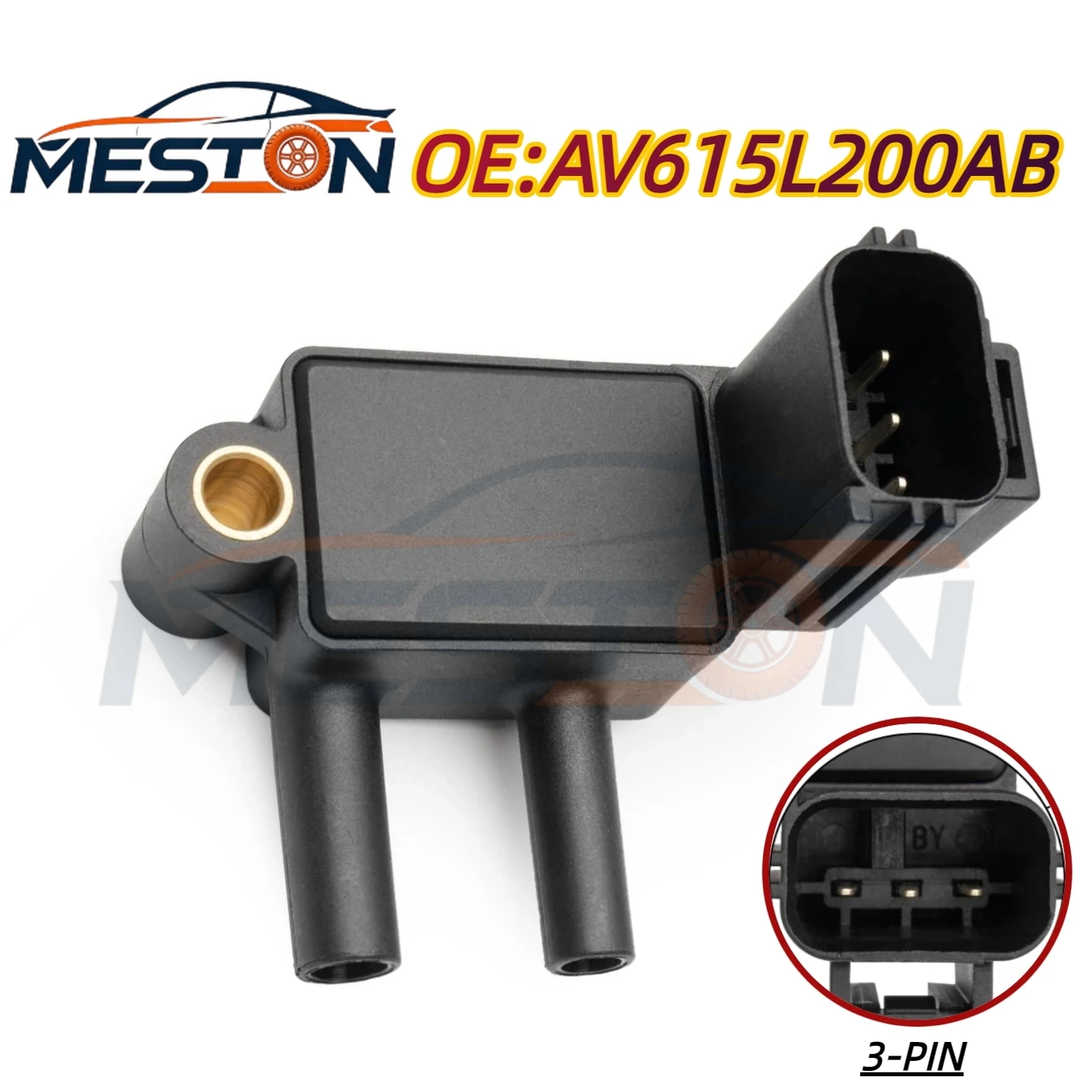 

1698614 31319635 1786775 AV615L200AB DPF Differential Pressure Sensor for Ford Focus C Max Galaxy Kuga Mondeo & Volvo C30 S40