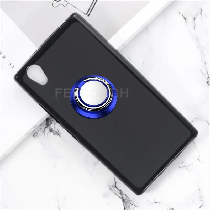 For Lenovo P70-A P70T P 70 5.0 inch P70 P70A Back Ring Holder Bracket TPU Soft Silicone Phone protect Case Anti falling shell