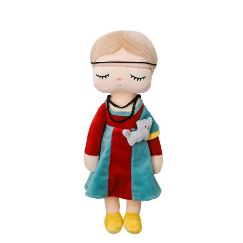 الأصلي اللوحة الشهيرة أنجيلا دمية زخرفة المنزل مهدئا ألعاب من نسيج مخملي هدية عيد ميلاد الأطفال الفتيات هدية